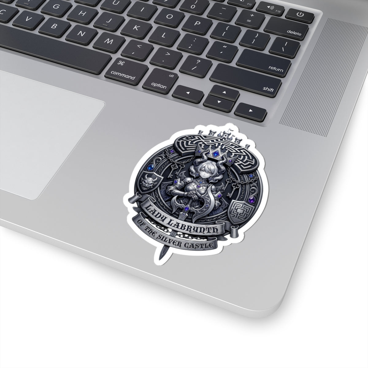 Lady labrynth of the Silver Castle Emblem Sticker
