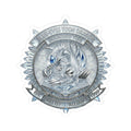 Blue-Eyes Toon Dragon coin sticker | Kiss-cut Sticker