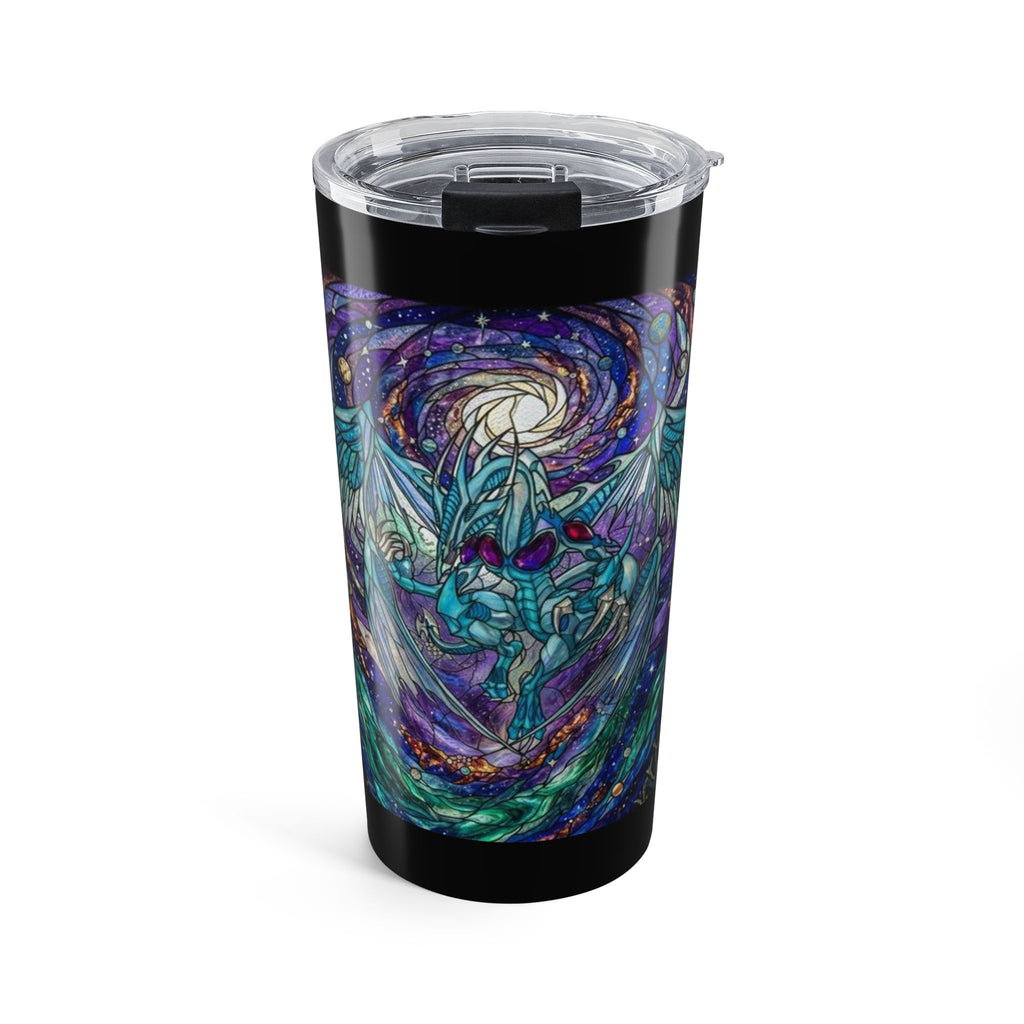 Stardust Dragon Stained Glass Art Tumbler | 20oz Stainless Travel Cup