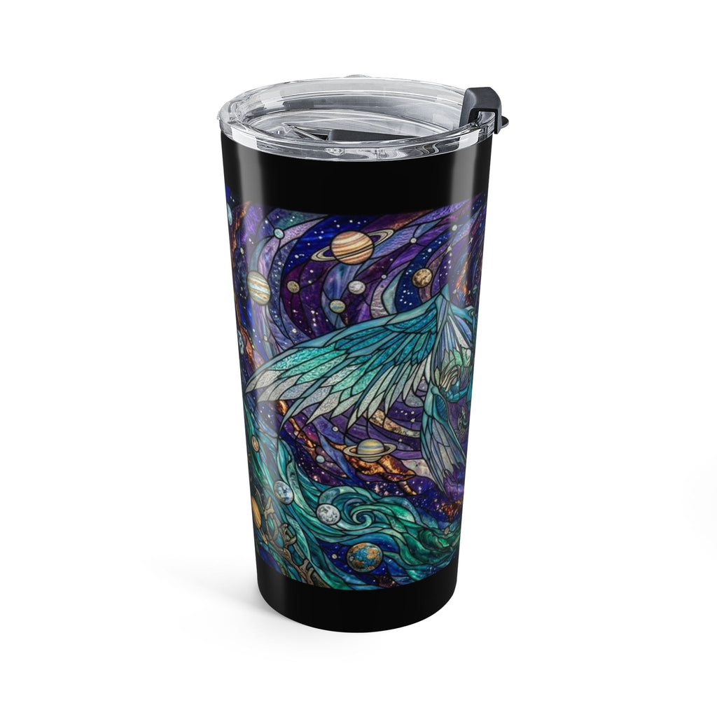 Stardust Dragon Stained Glass Art Tumbler | 20oz Stainless Travel Cup
