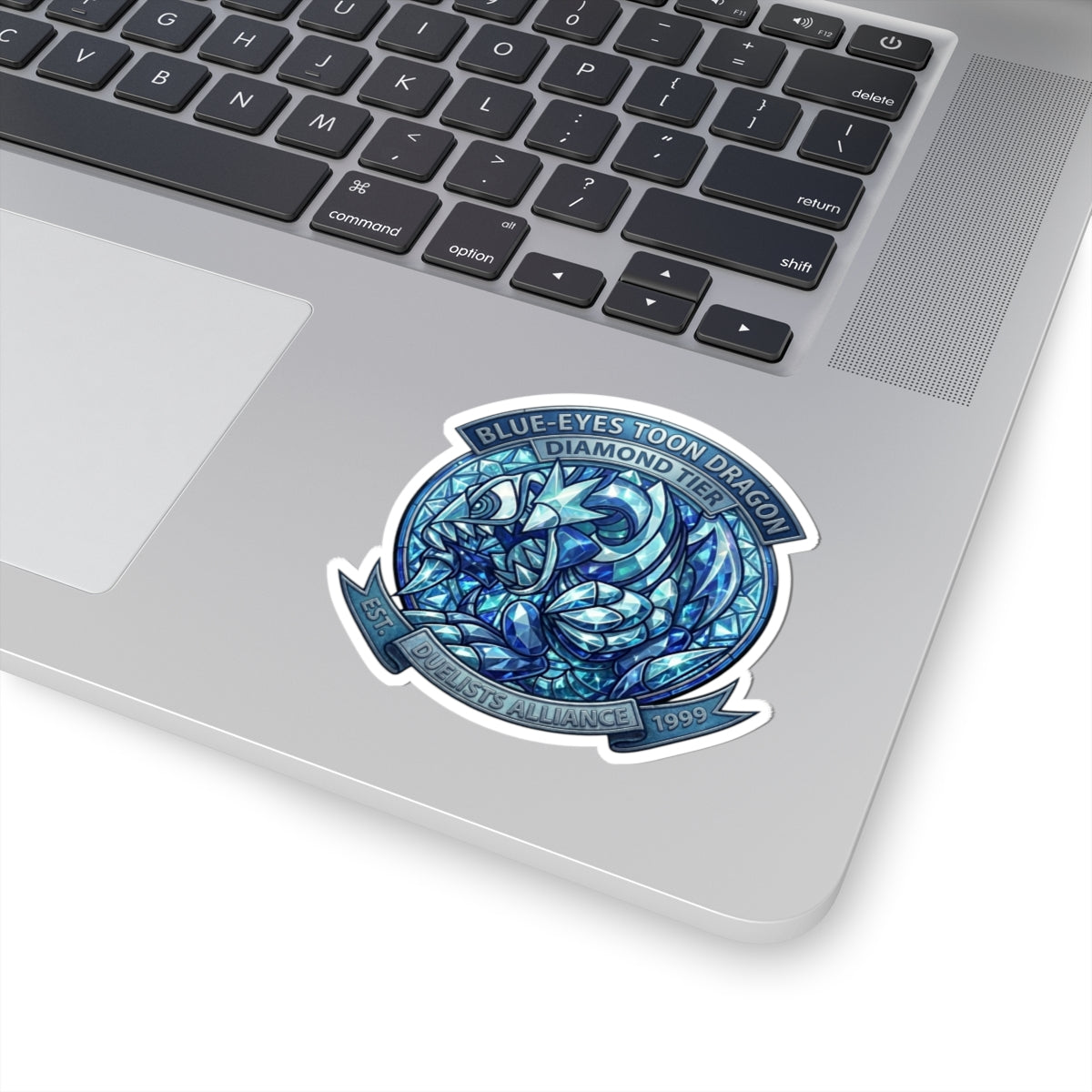Blue-Eyes Toon Dragon Sticker | Kiss-Cut Vinyl, Diamond Tier Emblem