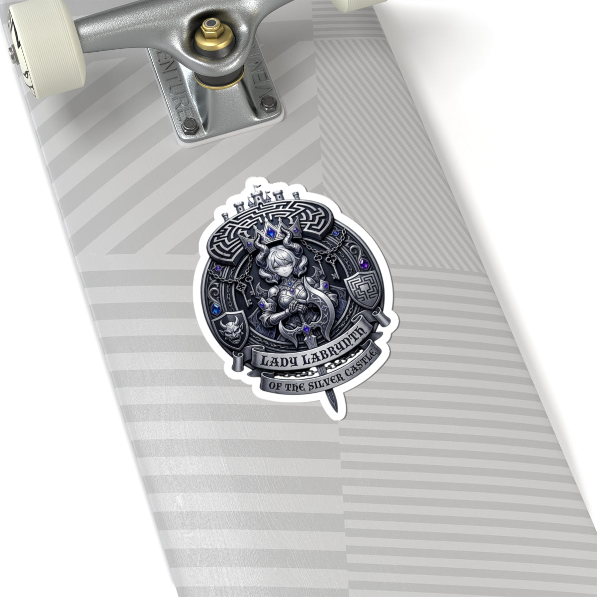 Lady labrynth of the Silver Castle Emblem Sticker